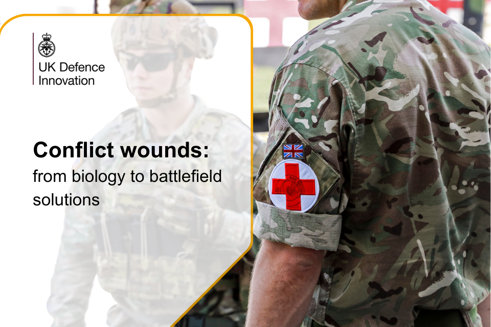 Up to £1.5 million available for innovations that improve conflict wound care