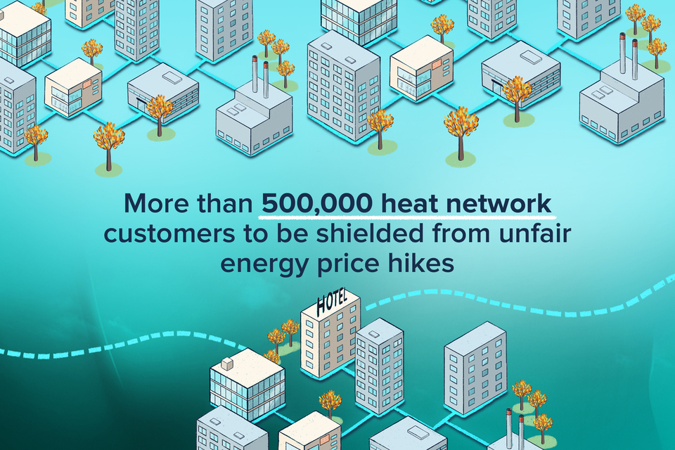 Heat network customers to be shielded from unfair price hikes