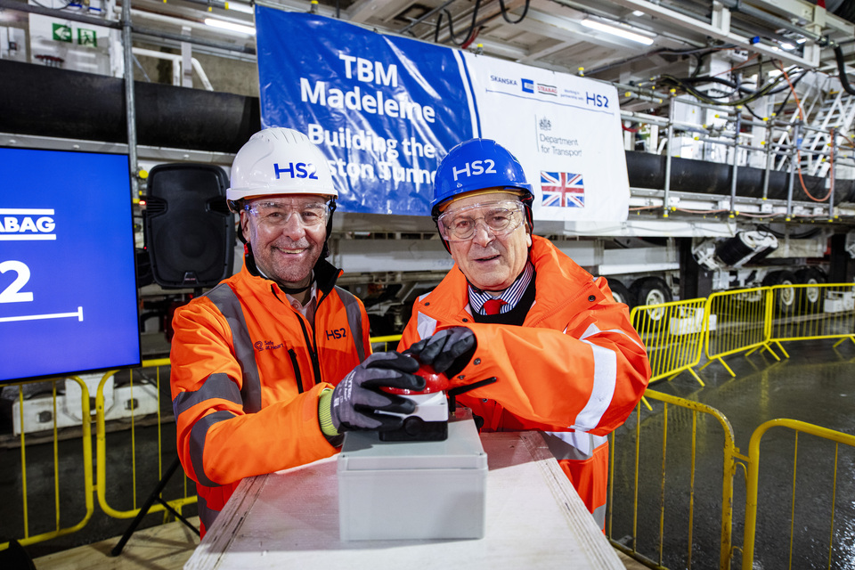 Major milestone for HS2 as tunnelling to Euston starts