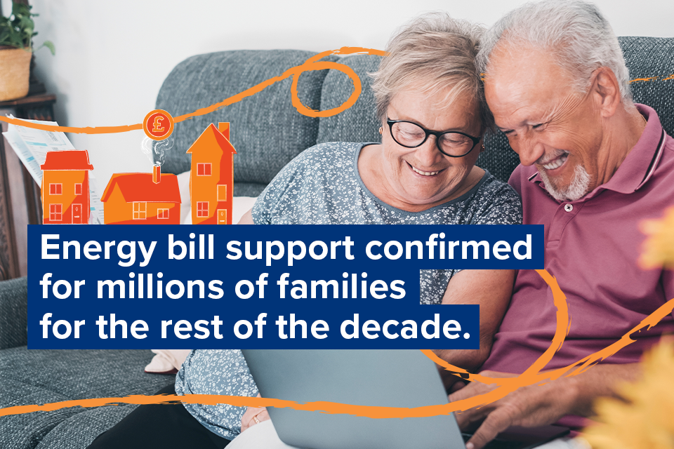 Energy bill support extended for millions of families