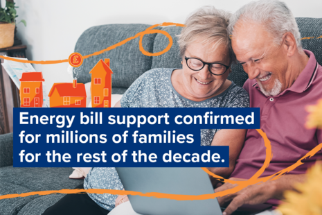 Energy bill support confirmed for millions of families for the rest of the decade.