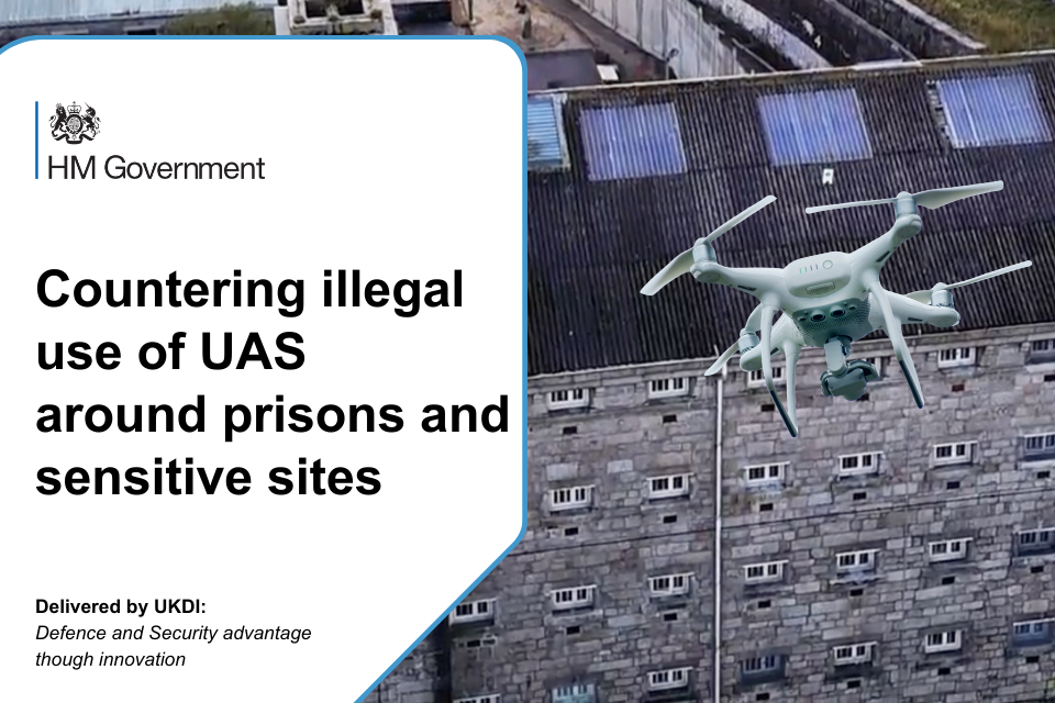 £1.85 million competition launched to counter illegal UAS use around prisons and sensitive sites