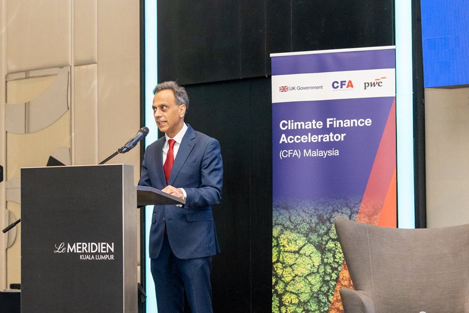 H.E. Ajay Sharma delivering his opening remarks