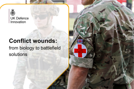 Up to £1.5 million available for innovations that improve conflict wound care