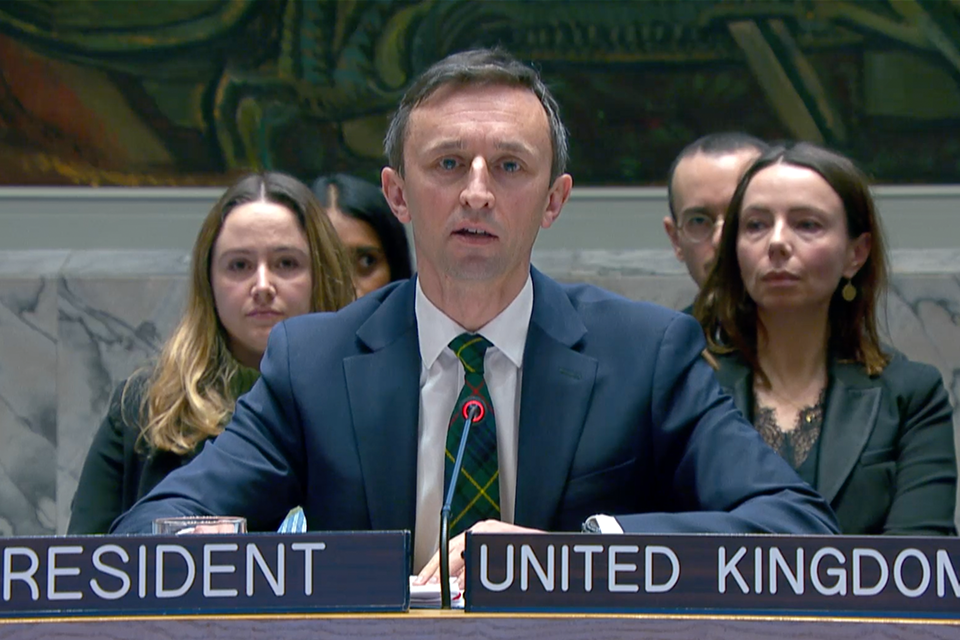 The UK condemns the escalating military offensives across South Sudan since last March: UK statement at the UN Security Council