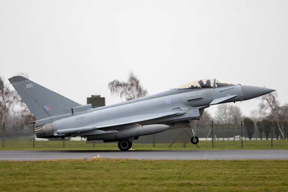 Upgrade works under way on airfield at RAF Coningsby 