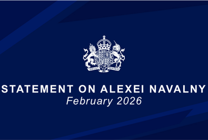 Graphic statement on Alexei Navalny