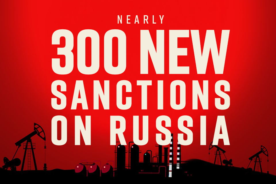 UK announces biggest sanctions package against Russia four years?on from full-scale invasion?of Ukraine