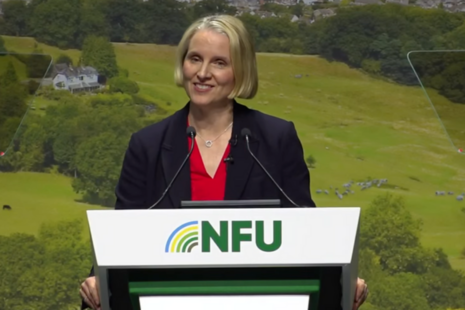 Emma Reynolds speaking at NFU conference