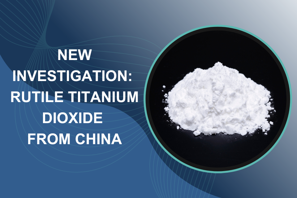 TRA opens investigation into Chinese imports of titanium dioxide
