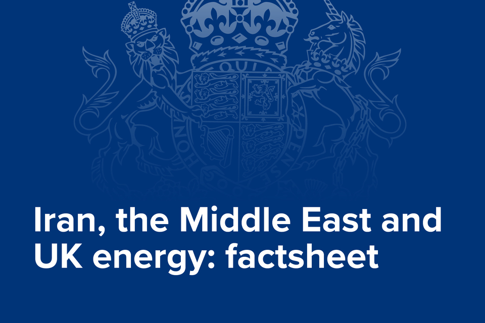 Iran, the Middle East and UK energy: factsheet