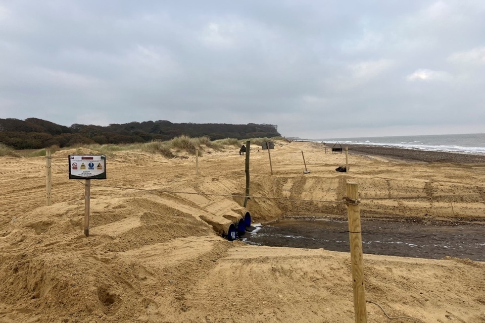 Natural flood management aims to protect Suffolk road & wildlife