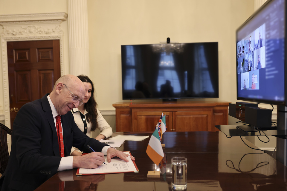 UK and Ireland agree updated Memorandum of Understanding on bilateral defence cooperation