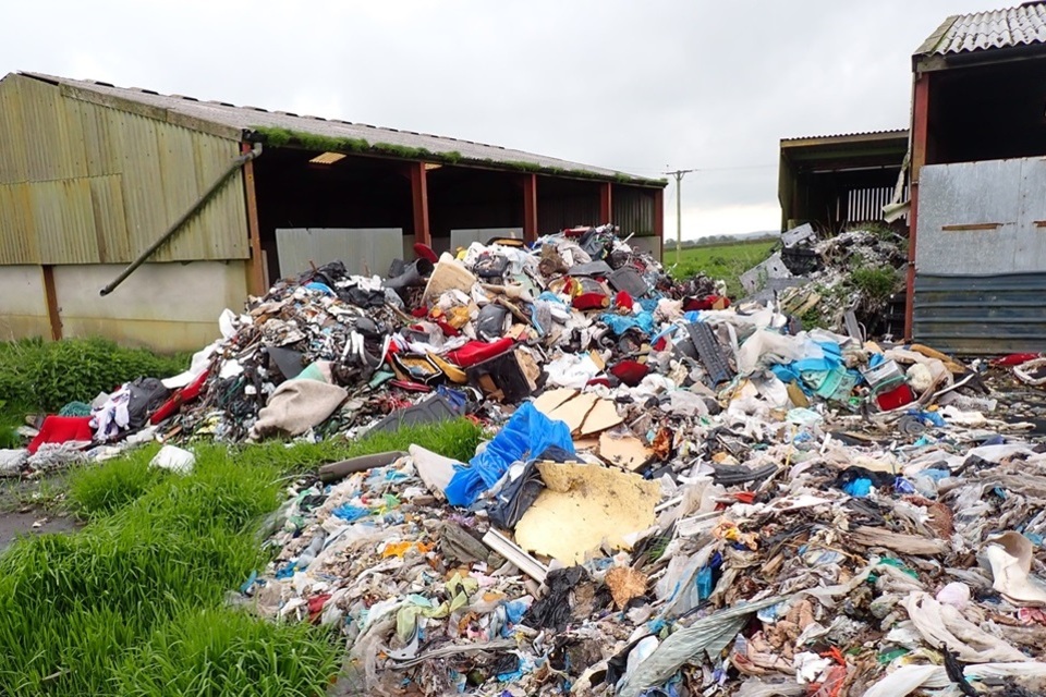 Farmer who allowed waste to be dumped at beauty spot sentenced