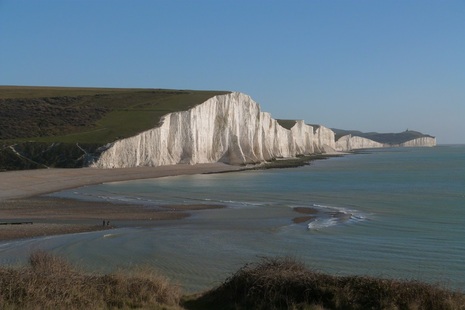 Photograph of the iconic Seven Sisters cliffs
