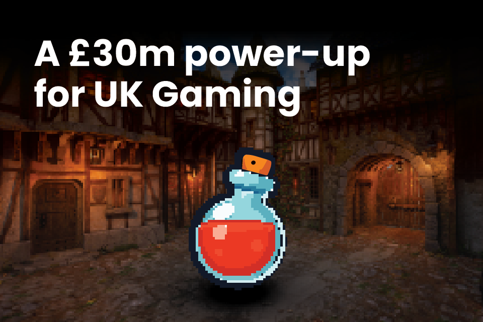 £30 million funding boost to help the next generation of games developers take their ideas to the next level