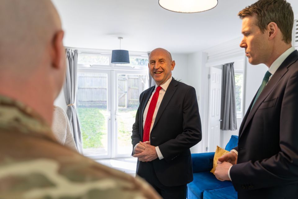 Modernised homes for military families in Woolwich returning from Cyprus deployment