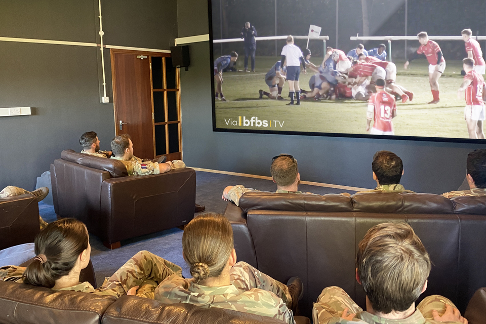 Entertainment on demand for Armed Forces personnel at home and abroad