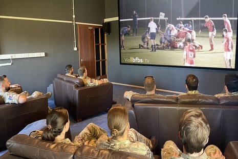 Armed Forces personnel watching BFBS in Cyprus