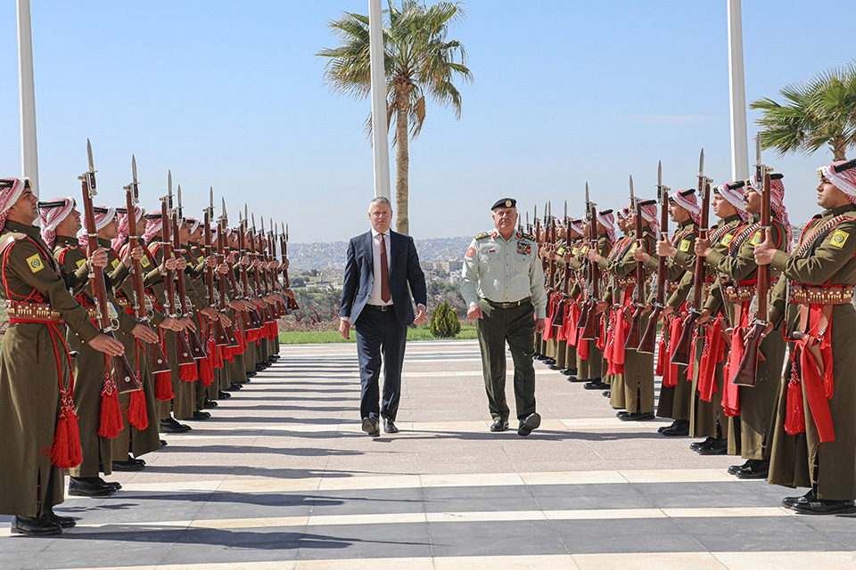 New interceptor missiles successfully tested in the Middle East as Defence Minister visits region