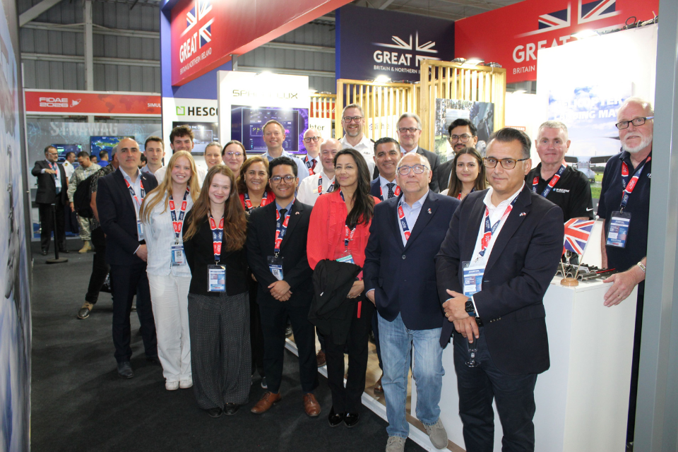 UK GREAT Zone en Feria del Aire - FIDAE.