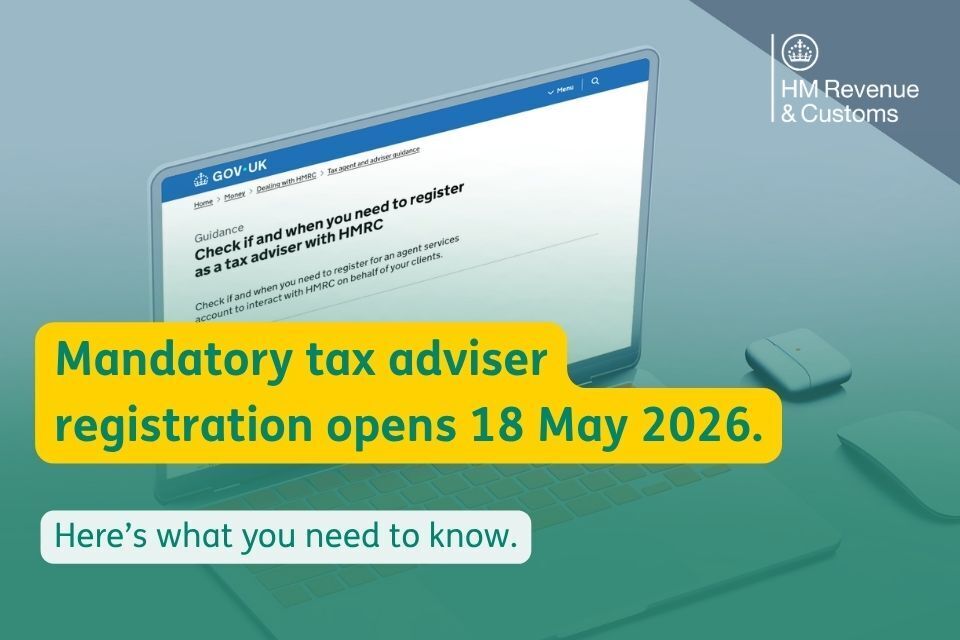 Tax advisers: check if you need to register under new rules