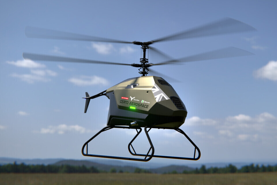 British based firms lead the way for Apache helicopter support drones