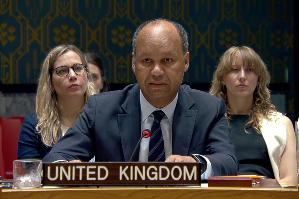 President Putin continues to choose deadly violence because he is desperate: UK statement at the UN Security Council
