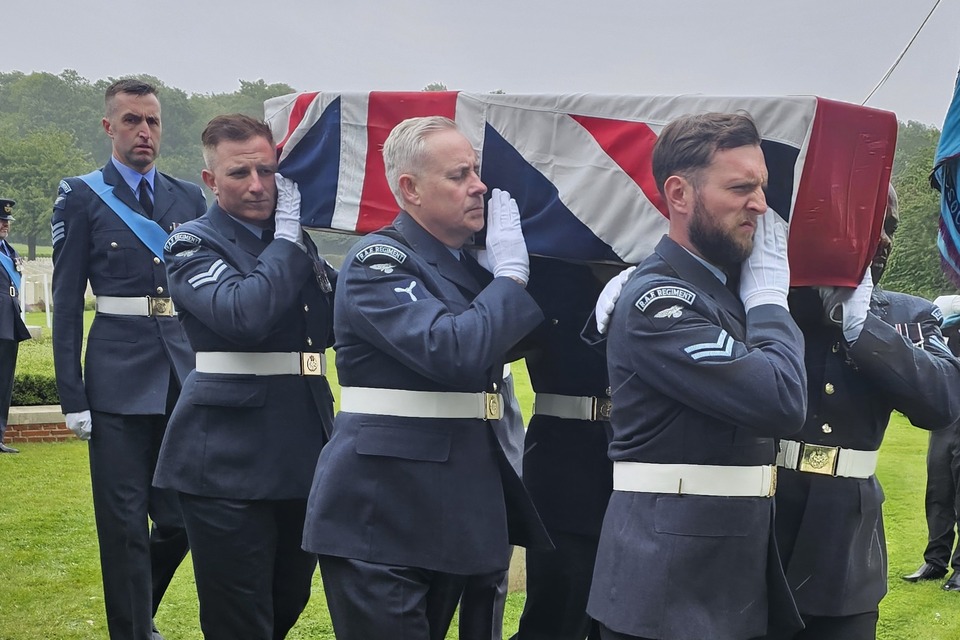 Yorkshire pilot buried in France on 86th anniversary of his death
