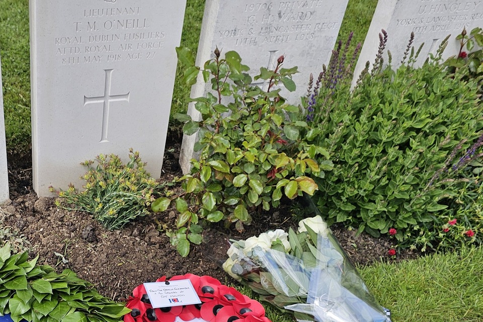 Grave of officer missing since 1918 identified in France