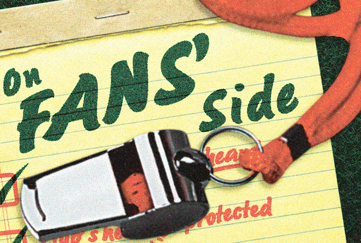On Fans' side illustrated graphic