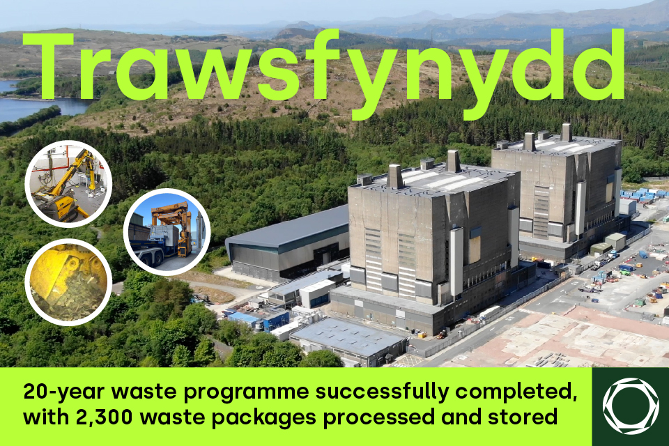 Landmark decommissioning milestone reached at Trawsfynydd