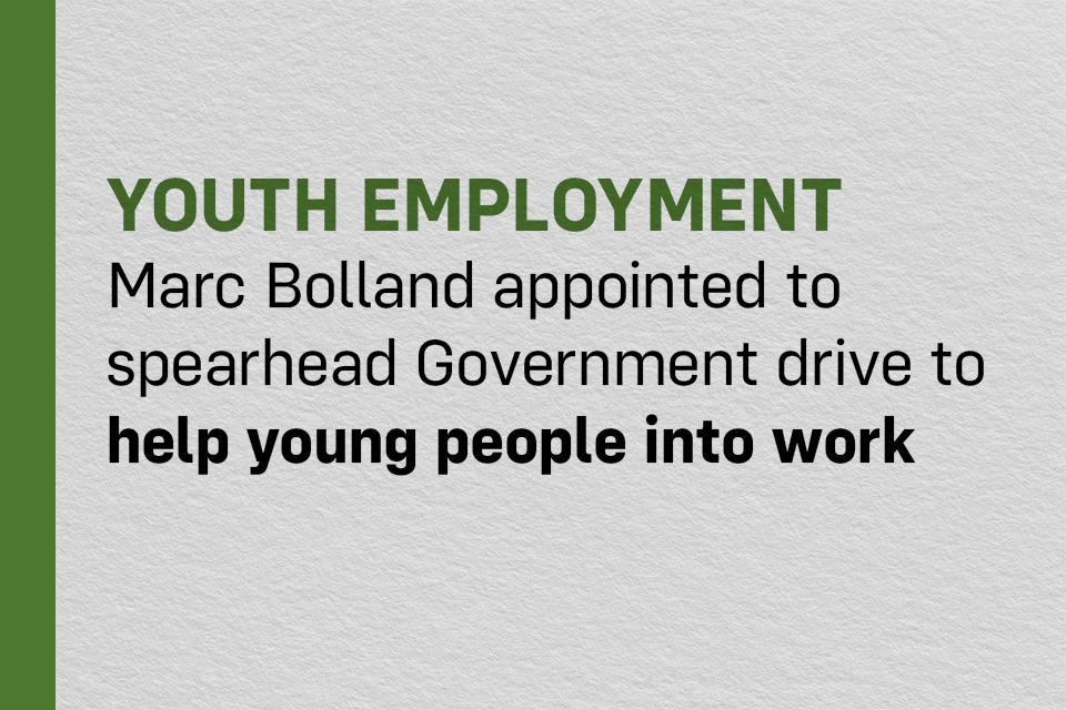 Former M&S Chief Executive hired to spearhead Government drive to help young people into work