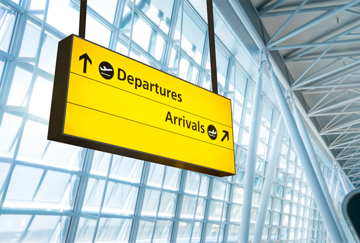 Airport departure