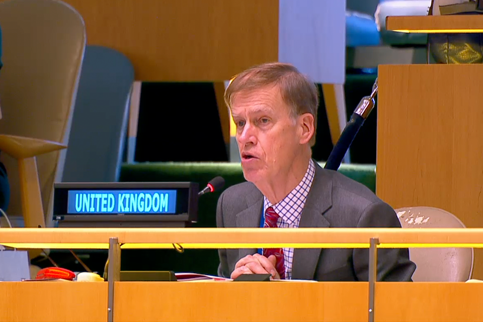 We must ensure the voices of those with disabilities are heard, their rights upheld and that they have equal opportunities: UK National Statement at the UN Conference of States Parties to the Convention on the Rights of Persons with Disabilities
