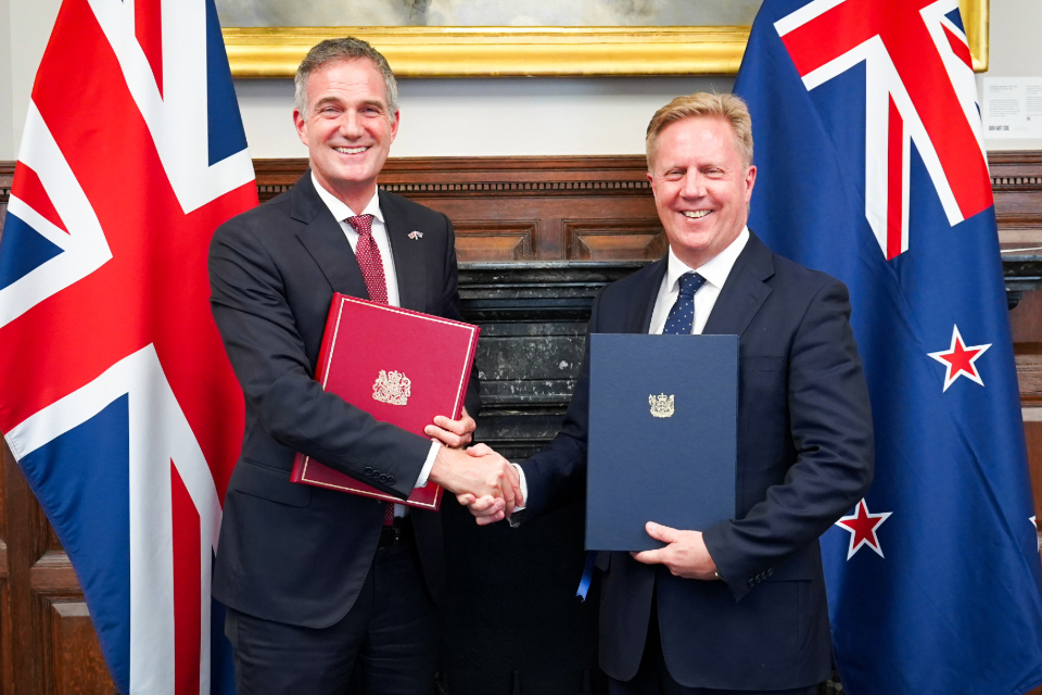 Joint Statement:  Secretary of State for Business and Trade of the United Kingdom and Minister for Trade and Investment of New Zealand