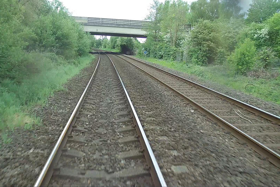 Collision between a passenger train and maintenance equipment near Redbridge