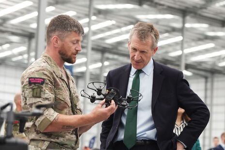 Defence Secretary Dan Jarvis MP opens Europe’s biggest drone testing centre in Swindon, learning lessons from the Ukraine and Iran conflicts.