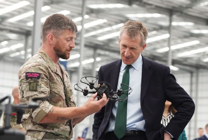 Defence Secretary Dan Jarvis MP opens Europe’s biggest drone testing centre in Swindon, learning lessons from the Ukraine and Iran conflicts.