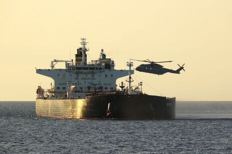 UK Armed Forces intercept a Russian shadow fleet vessel