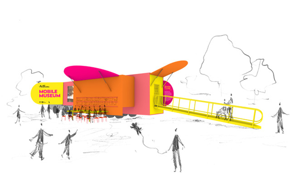 Government to build UK’s first permanent mobile museum to bring art to communities everywhere