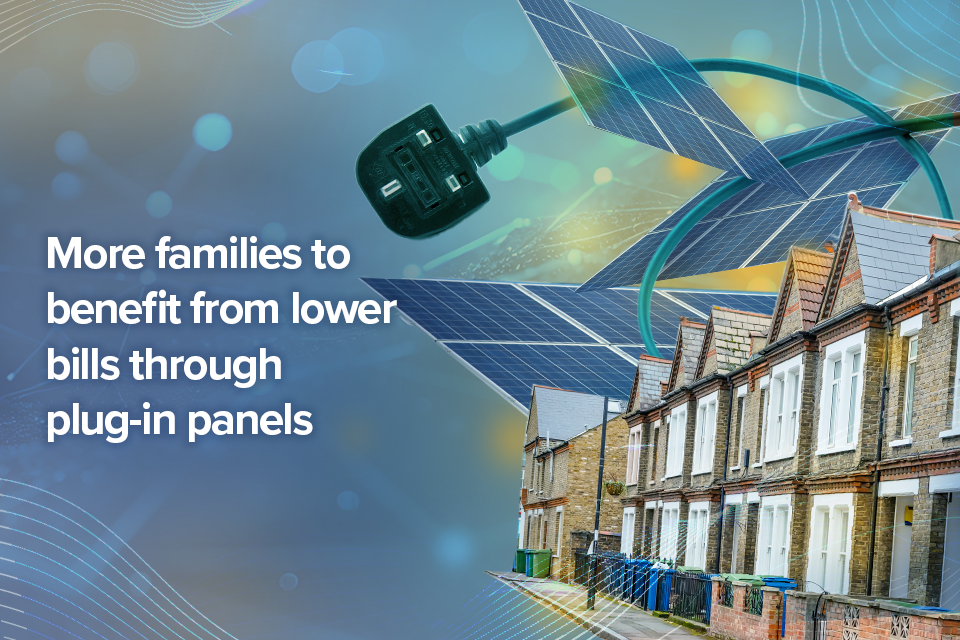 More families to benefit from lower bills through plug-in panels
