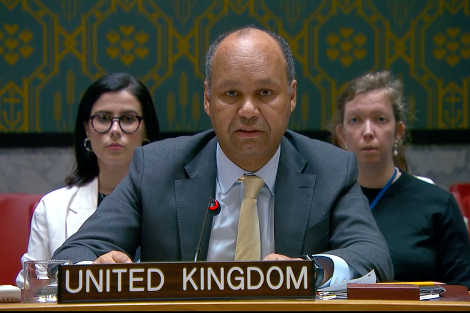 The UK strongly condemns Russia’s latest mass strikes against Ukrainian cities: UK statement at the UN Security Council
