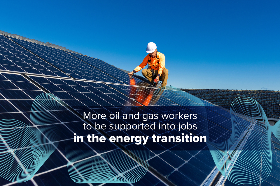 More oil and gas workers to be supported into jobs