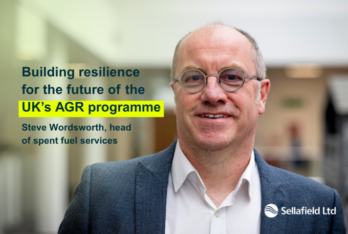 Steve Wordsworth, head of spent fuel management at Sellafield Ltd