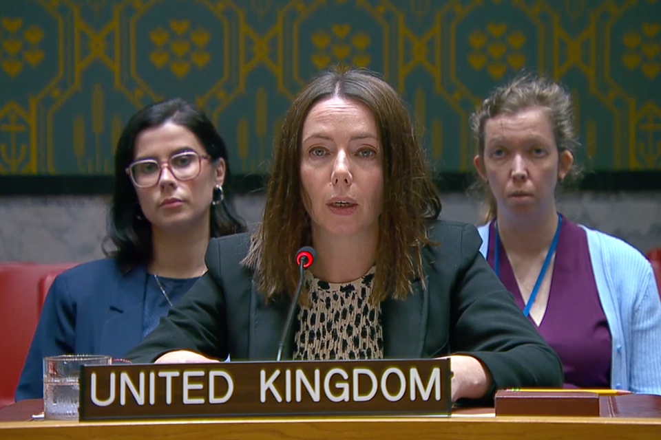 Civilians must never bear the consequences of conflict: UK statement at the UN Security Council