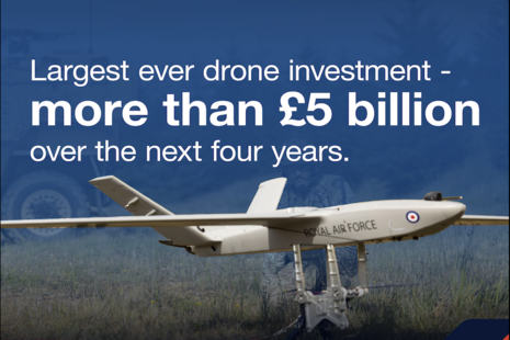 £5 billion drone investment graphic