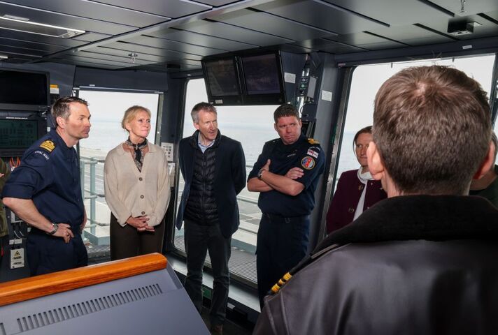 Defence Secretary Dan Jarvis MBE MP, accompanied by Icelandic Foreign Minister Þorgerður Katrín Gunnarsdóttir, visited UK forces onboard the Royal Navy’s flagship HMS Prince of Wales which is deployed off Iceland under NATO command.