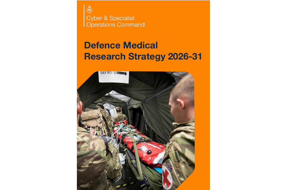 New Defence Medical Research Strategy published
