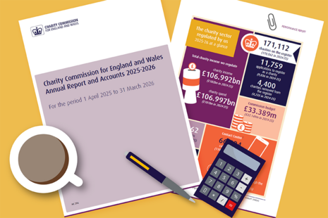 Annual Report and Accounts illustration of front cover